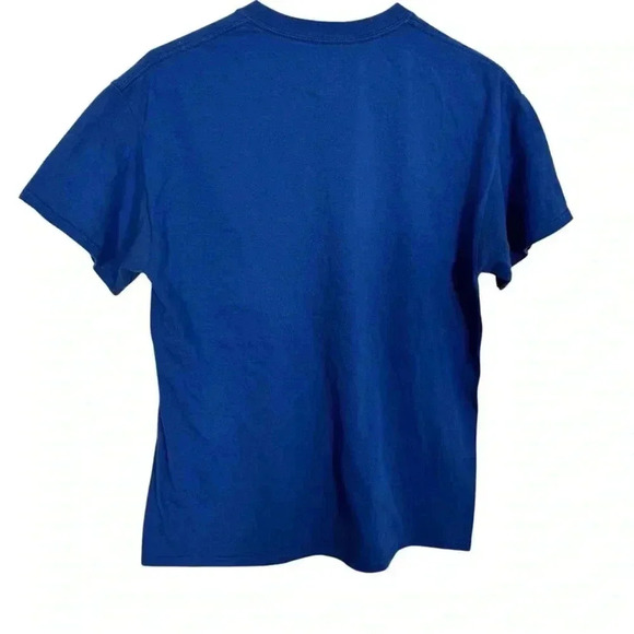 MAJESTIC Mens Chicago Cubs 2016 NL Champs Medium Raise The Flag Baseball T-Shirt - Picture 2 of 9